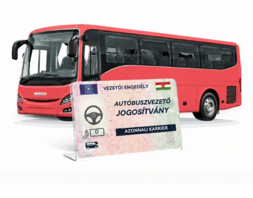 D kategóriás járművezető képzés(Meglévő B-vel)