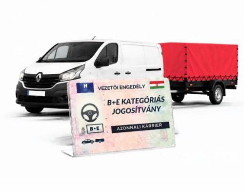 B+E kategóriás járművezető képzés Szombathelyen